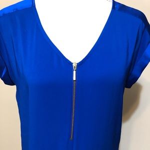 Express gramercy blouse royal blue